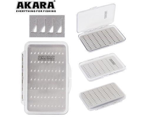 Коробка Akara NS-001 12,8х7,8х1,6 см для крючков