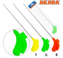 Удочка зимняя Akara Master Jig M 405 (4-21г) Green (хлыст жёсткий Hi Carbon) F-G