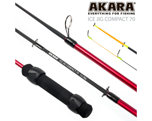 Удочка зимняя 2 колена Akara Ice Jig Compact 28г 70 см 28-70