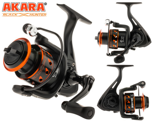 Катушка безынерционная Akara Black Hunter BHF 3000 9+1 з/ш