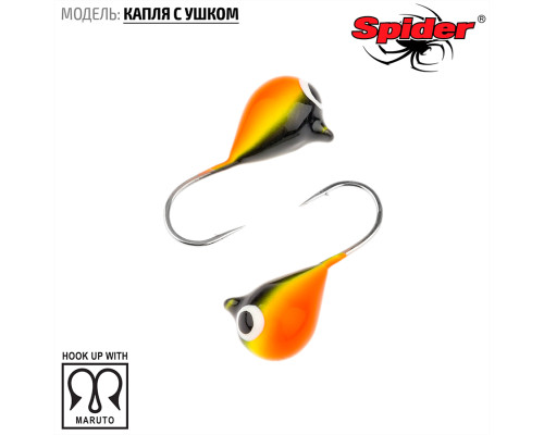 Мормышка W Spider Капля с ушком (модель 11) 0,26 гр. 43