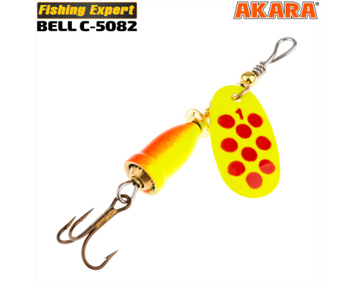 Блесна вертушка Akara C-5082 5082-4-196/YL-RED