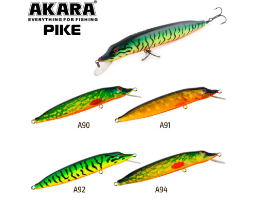 Воблер Akara Pike 130F 32 гр. (1-1/7 oz 5,1 in) A92