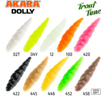Силиконовая приманка Akara Trout Time DOLLY 1.8 Shrimp 420 (10 шт.)