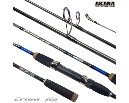 Спиннинг штекерный угольный 2 колена Akara Erion Jig TX-30 (5-25) 5-210