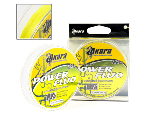Шнур Akara Power Fluo 135 м 0,10