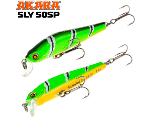 Воблер Akara Sly 50SP 3,5 гр. (1/8 oz 2,0 in) A107