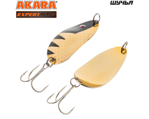 Блесна колеблющаяся Akara Expert Щучья 15 гр. 13/GO