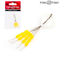Стопор для попл. Fish2Fish 3,5х2,0 мм (12 стопоров) S