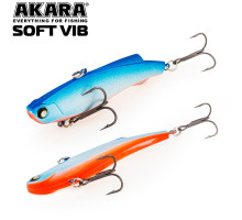 Воблер Akara раттлин Soft Vib 105 мм 38 гр. A 12