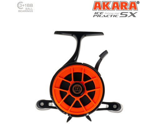 Катушка мультипликаторная зимняя Akara Ice Practic SX 3+1 bb AIPSX-4