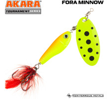 Блесна вертушка Akara Tournament Series Fora Minnow 4 YEL-40