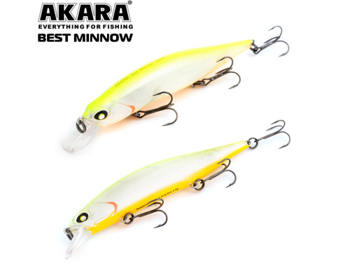 Воблер Akara Best Minnow 110SP 17 гр. (3/5 oz 4,3 in) A125