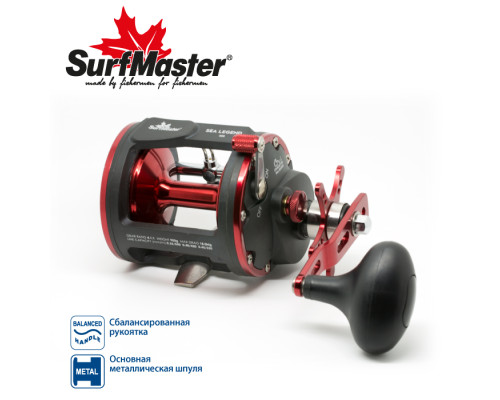 Катушка мультипликаторная Surf Master Sea Legend 40R
