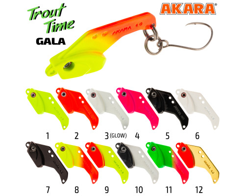 Блесна цикада Akara Trout Time Gala 3 гр. 5