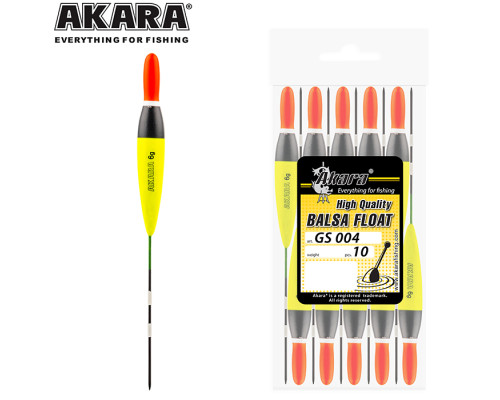 Поплавок Akara бальса GS004