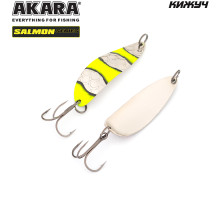 Блесна колебалка Akara Salmon Кижуч мм 28 гр. 24-NI