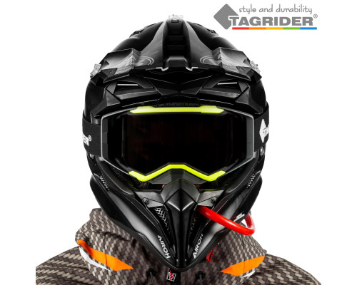 Очки для мотокросса Tagrider IMN-006-45 Gray Enduro