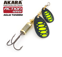 Блесна вертушка Akara Action Series Aglia Tandem 2/7-A34