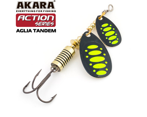 Блесна вертушка Akara Action Series Aglia Tandem 2/7-A34