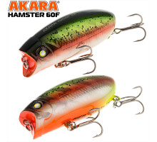 Воблер Akara Hamster 60F 60 мм 10 гр.A208