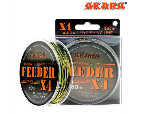 Шнур Akara Feeder KMF 150 м 0,12