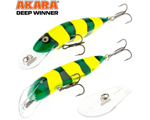 Воблер Akara Deep Winner 85F 14 гр. (1/2 oz 3,3 in) A69