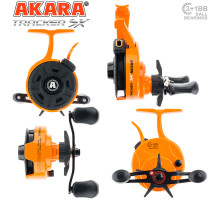 Катушка мультипликаторная зимняя Akara Tracker SX 3+1 bb с курком ATSX2-4