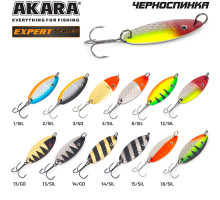 Блесна колеблющаяся Akara Expert Черноспинка 15 гр. 1/SIL