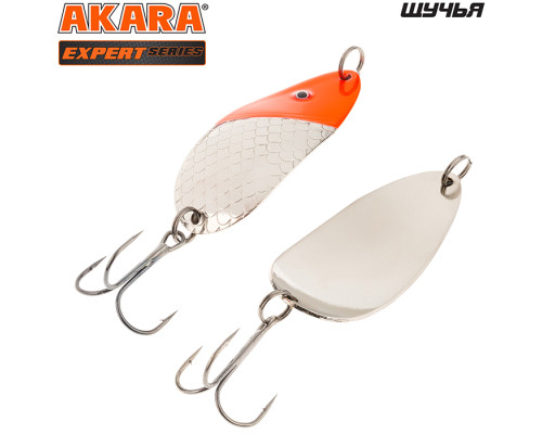Блесна колеблющаяся Akara Expert Щучья 18 гр. 3/SIL
