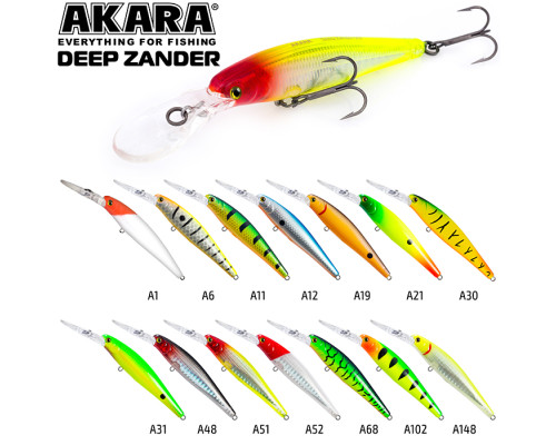 Akara Deep Zander 90F 12 гр. (3/7 oz 3,5 in) A30