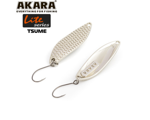 Блесна колебалка Akara Lite Series Tsume 2 гр. Sil