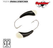 Мормышка W Spider Уралка с отверстием (модель 29) 0,36 гр. 166Р