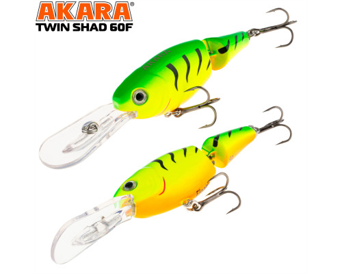 Воблер Akara Twin Shad 60F 8 гр. A7
