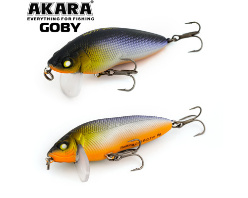 Воблер Akara Goby 65F 8 гр. (2/7 oz 2,6 in) A80