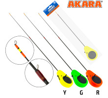 Удочка зимняя Akara Detent M 400 (2,0-8,0г) Yellow 2-х составной 2T-Y