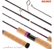 Спиннинг штекерный угольный 2 колена Akara Area Craft 632UL TX-40 (0,5-6) кольцо Fuji Torzite 1,89 м AC632UL-189