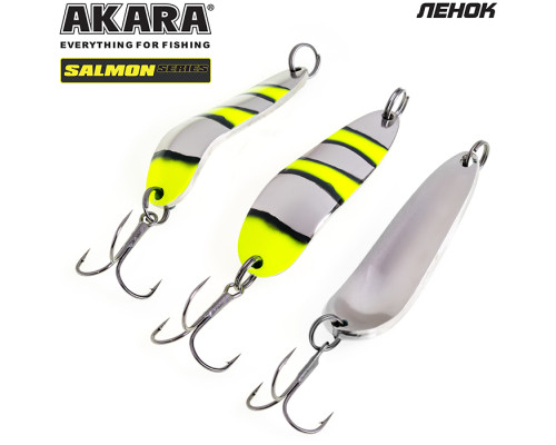 Блесна колебалка Akara Salmon Ленок мм 15 гр. 24-NI