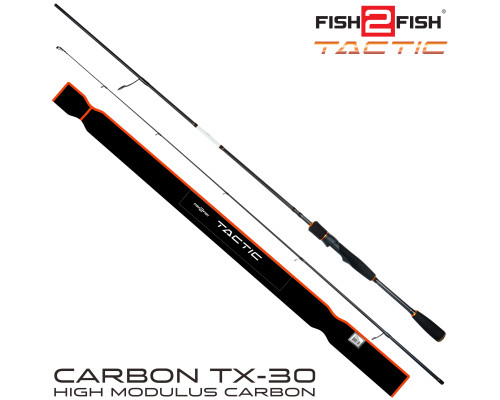 Спиннинг штекерный угольный 2 колена Fish2Fish Tactick F2FT802MH-240