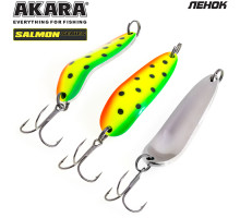 Блесна колебалка Akara Salmon Ленок мм 15 гр. 7-NI