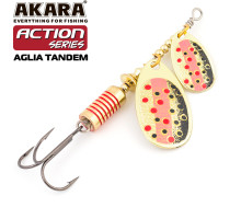 Блесна вертушка Akara Action Series Aglia Tandem 2/5-A23