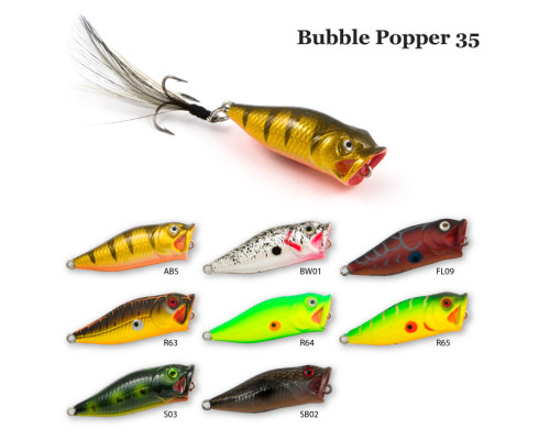 Воблер RAIDEN Bubble Popper 35 2,1 гр. FL09
