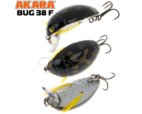 Воблер Akara Bug 38F 4 гр. 10