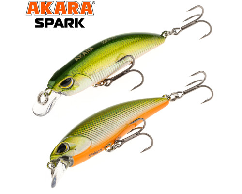 Воблер Akara Spark 50S 3,5 гр. (1/8 oz 2,0 in) A76