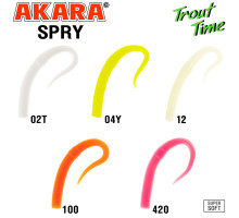 Силиконовая приманка Akara Trout Time SPRY 3.1 Cheese (10 шт) (10 шт.)