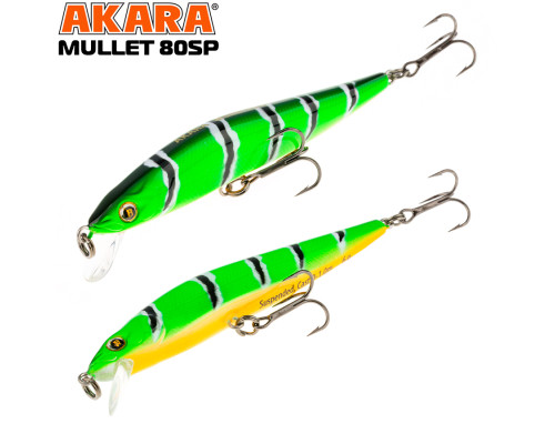 Воблер Akara Mullet 80SP (3/14 oz 3,1 in) A107