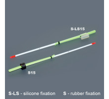 Кивок лавсановый двойной на силиконе NOD S-LS15 (110 мм, жёсткость 0,50)