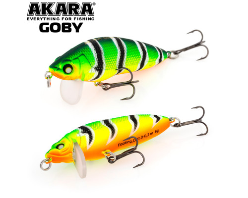 Воблер Akara Goby 65F 8 гр. (2/7 oz 2,6 in) A107