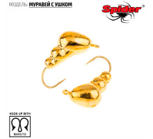 Мормышка W Spider Муравей с ушком (модель 13) 0,40 гр. Go