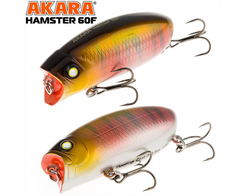 Воблер Akara Hamster 60F 60 мм 10 гр.A210